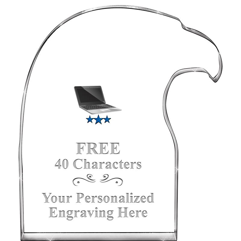 6" EAGLE HEAD ACRYLIC