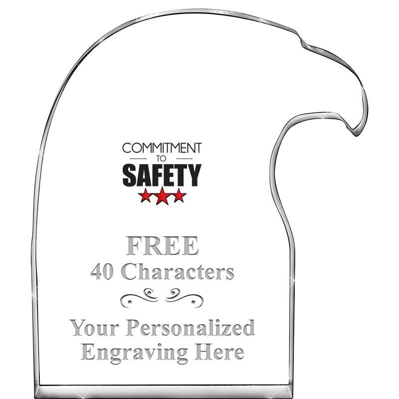 6" EAGLE HEAD ACRYLIC