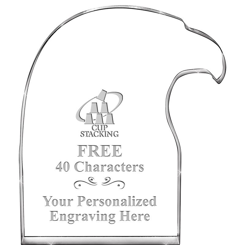 6" EAGLE HEAD ACRYLIC