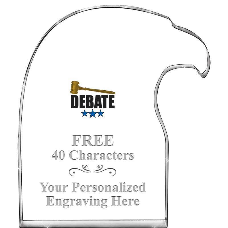 6" EAGLE HEAD ACRYLIC