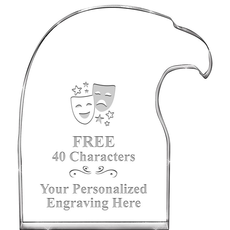 6" EAGLE HEAD ACRYLIC