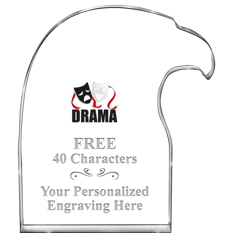 6" EAGLE HEAD ACRYLIC