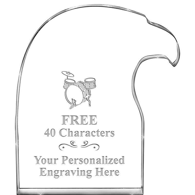 6" EAGLE HEAD ACRYLIC