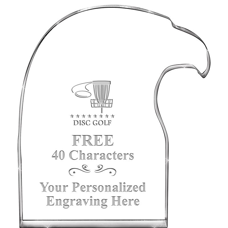 6" EAGLE HEAD ACRYLIC