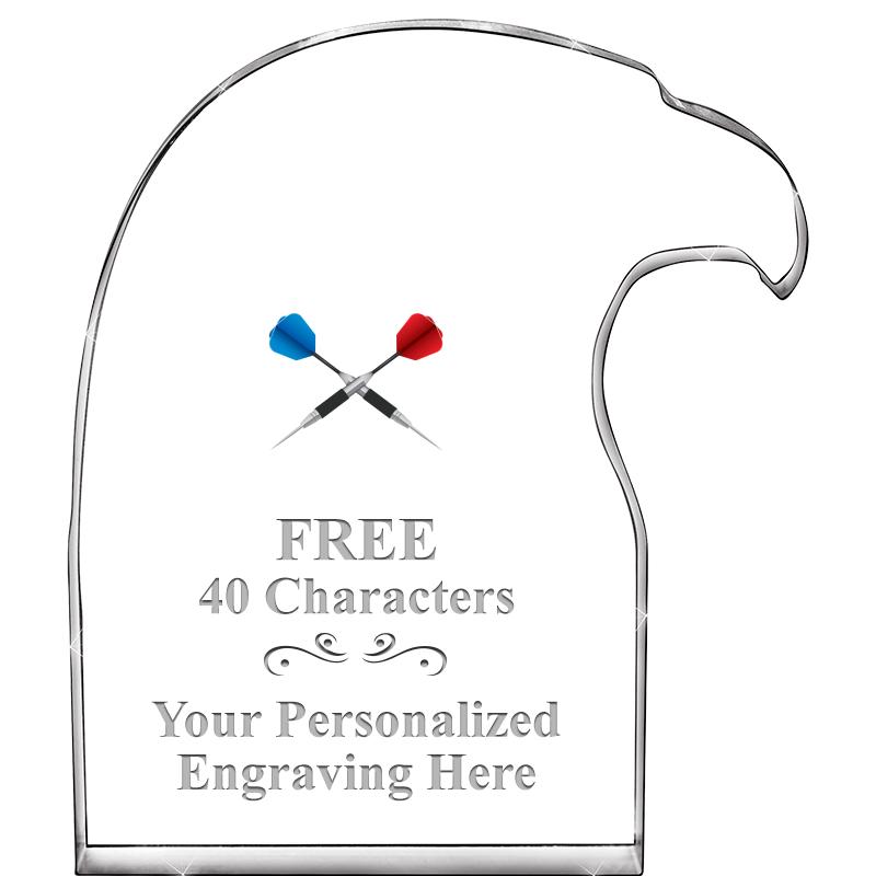 6" EAGLE HEAD ACRYLIC