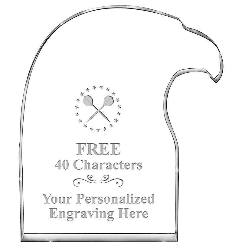 6" EAGLE HEAD ACRYLIC