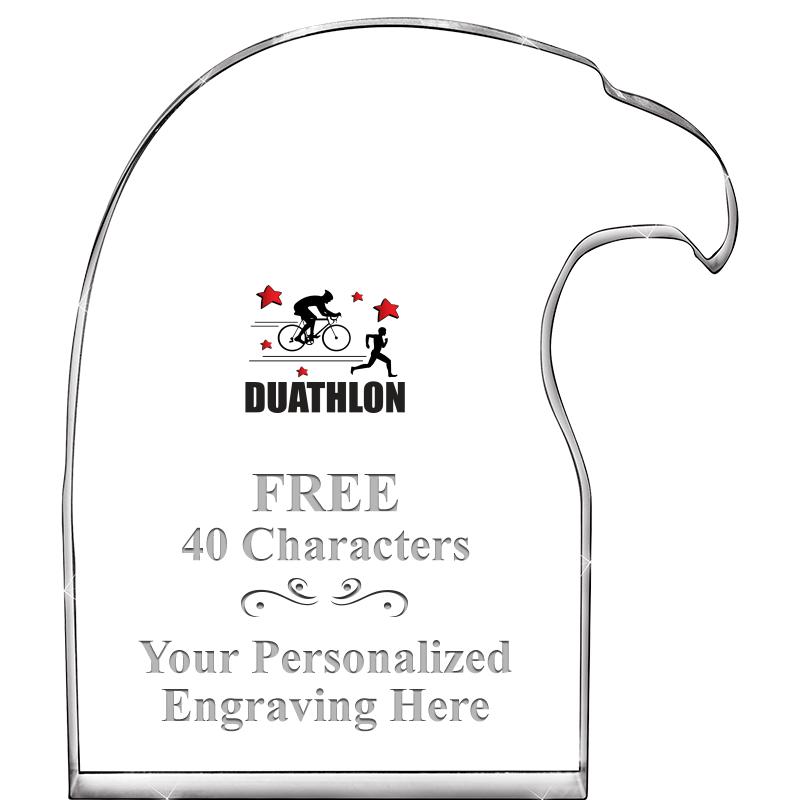 6" EAGLE HEAD ACRYLIC