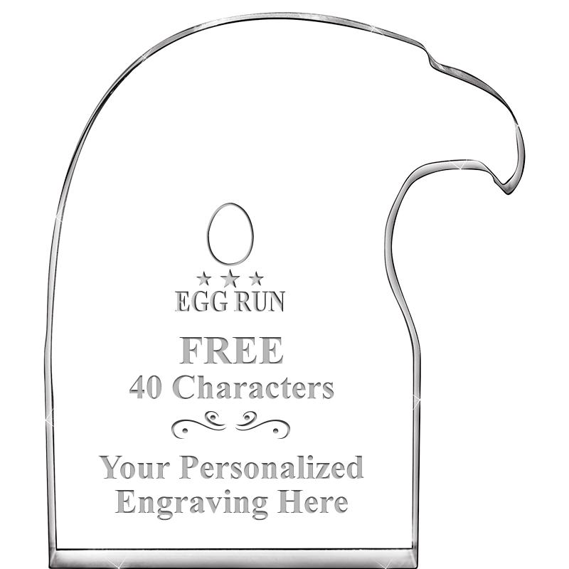 6" EAGLE HEAD ACRYLIC