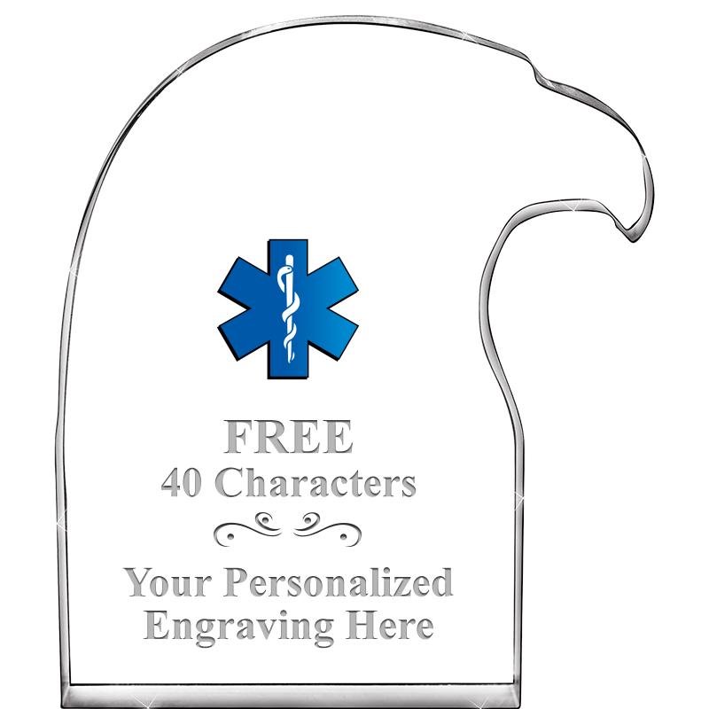 6" EAGLE HEAD ACRYLIC