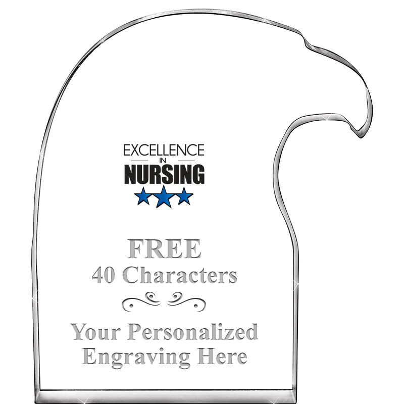 6" EAGLE HEAD ACRYLIC