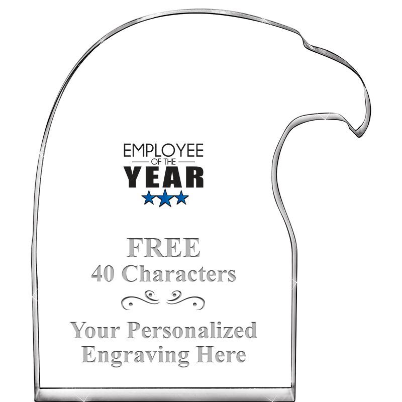 6" EAGLE HEAD ACRYLIC