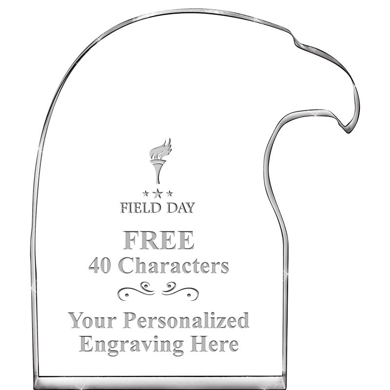 6" EAGLE HEAD ACRYLIC