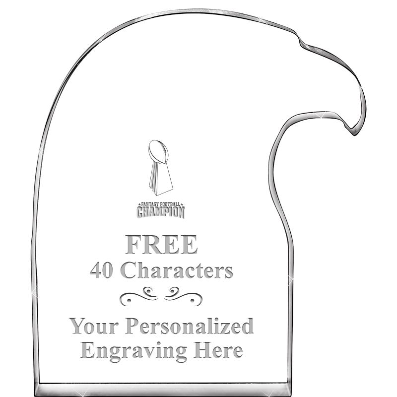 6" EAGLE HEAD ACRYLIC