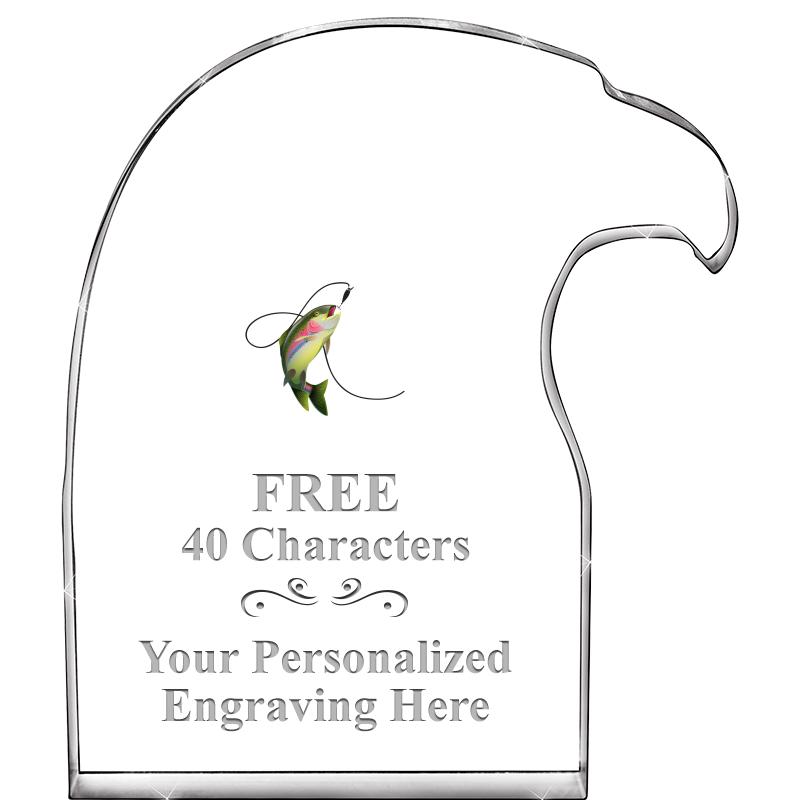 6" EAGLE HEAD ACRYLIC