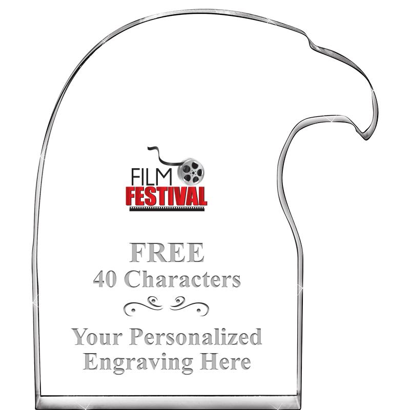 6" EAGLE HEAD ACRYLIC