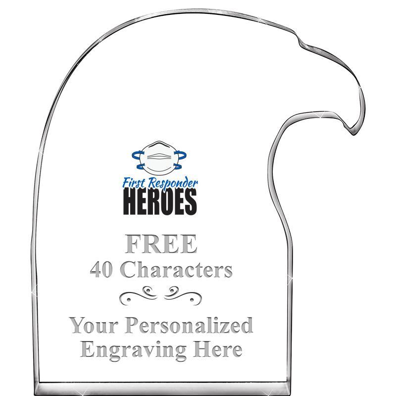 6" EAGLE HEAD ACRYLIC