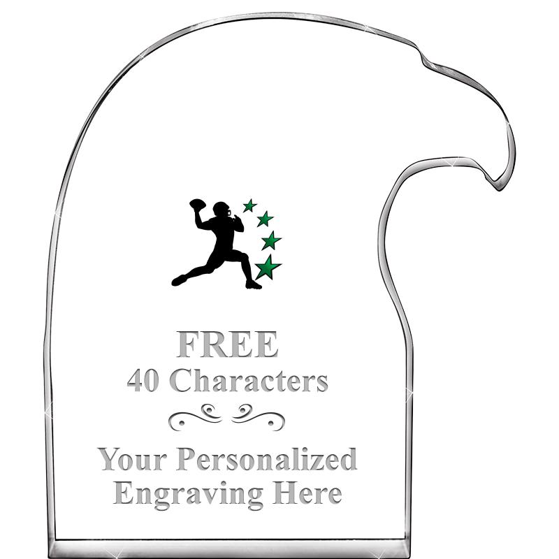 6" EAGLE HEAD ACRYLIC