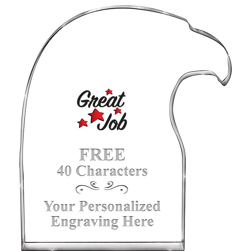 6" EAGLE HEAD ACRYLIC