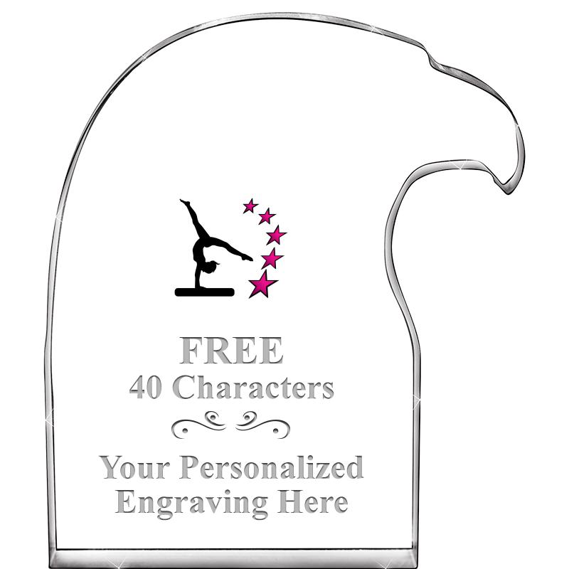 6" EAGLE HEAD ACRYLIC