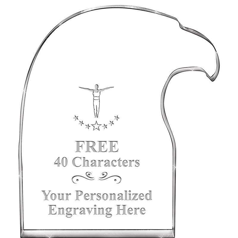 6" EAGLE HEAD ACRYLIC