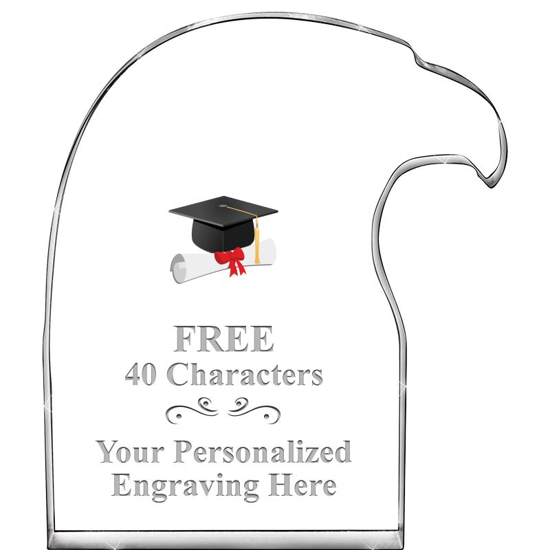 6" EAGLE HEAD ACRYLIC