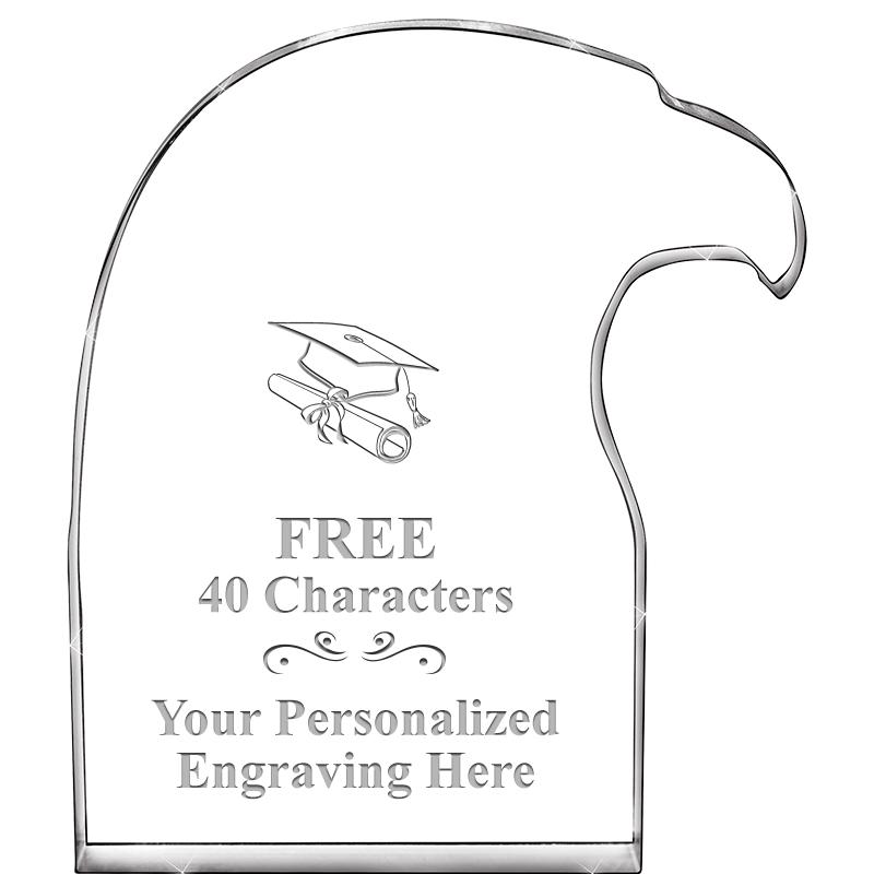 6" EAGLE HEAD ACRYLIC