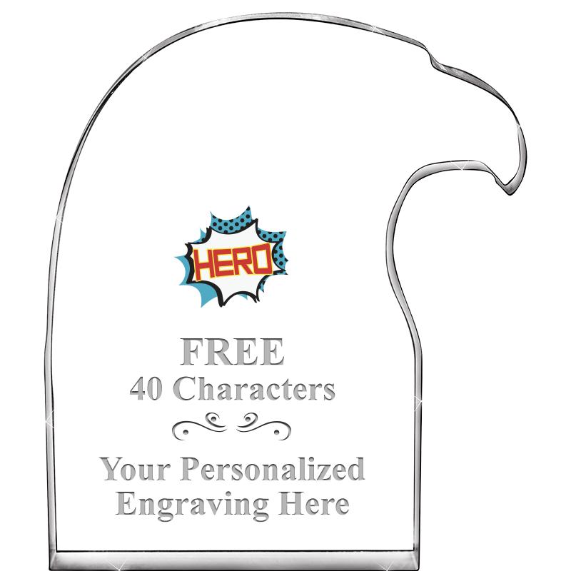 6" EAGLE HEAD ACRYLIC