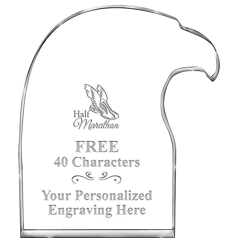 6" EAGLE HEAD ACRYLIC