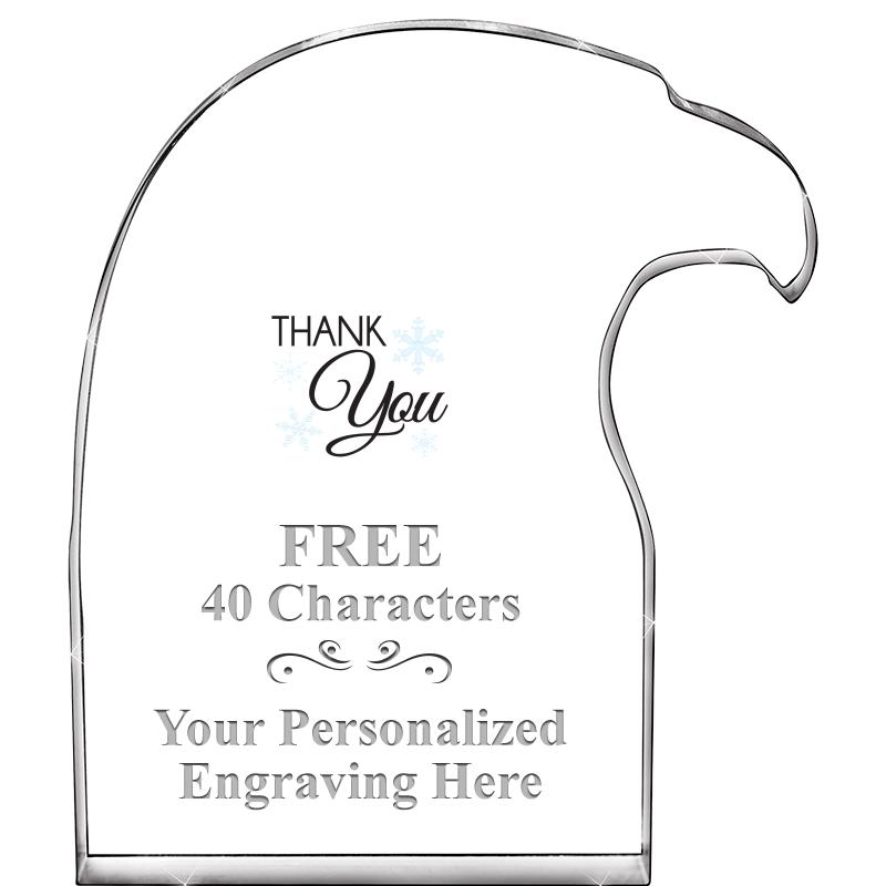 6" EAGLE HEAD ACRYLIC