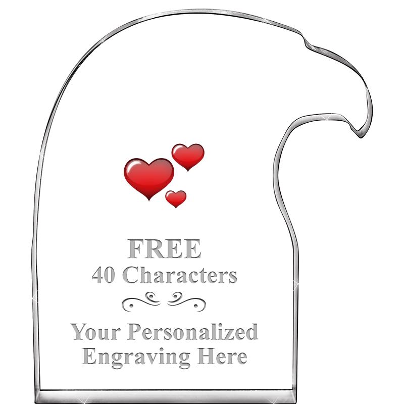 6" EAGLE HEAD ACRYLIC