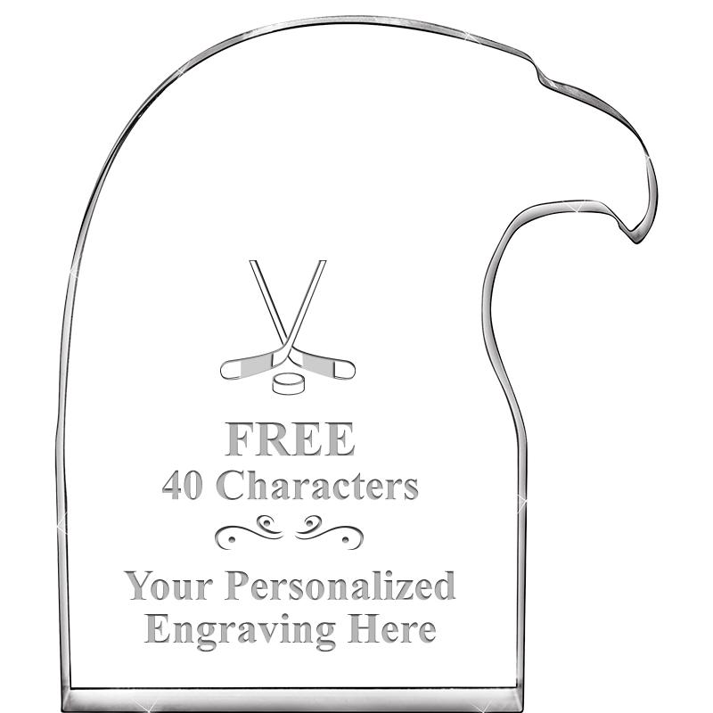 6" EAGLE HEAD ACRYLIC