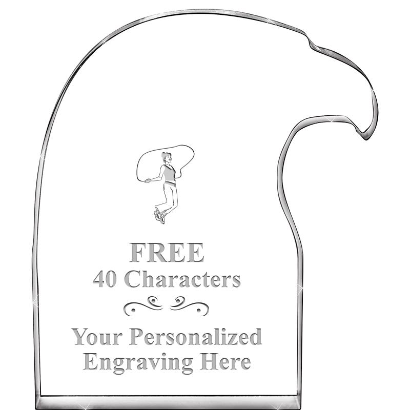 6" EAGLE HEAD ACRYLIC