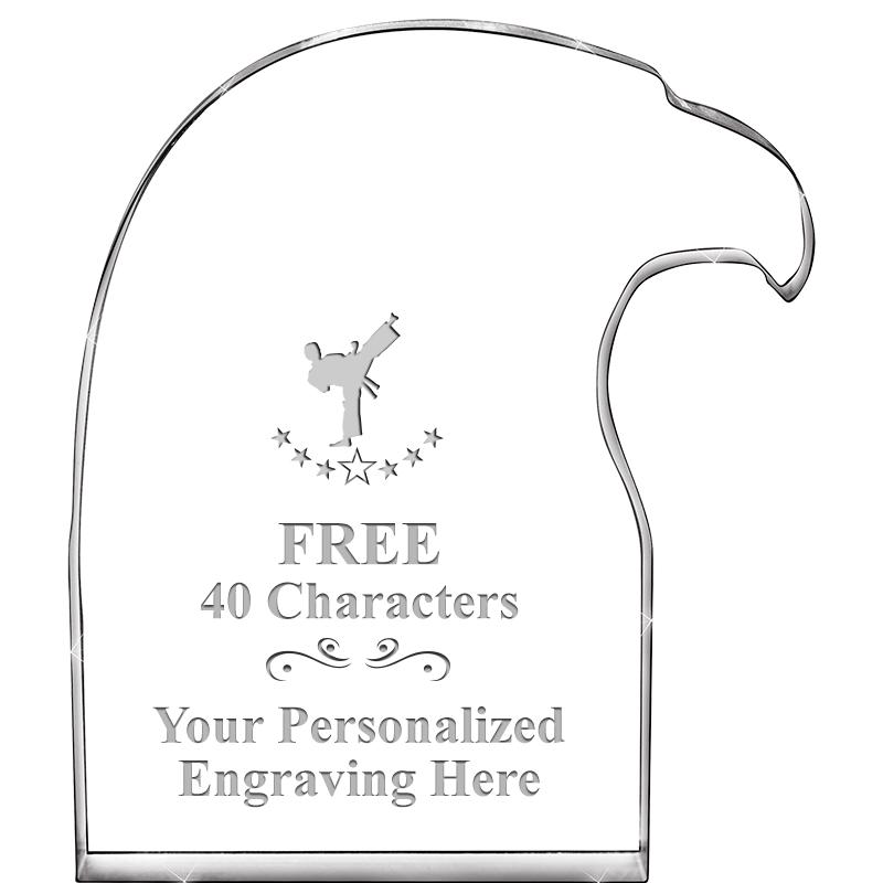 6" EAGLE HEAD ACRYLIC