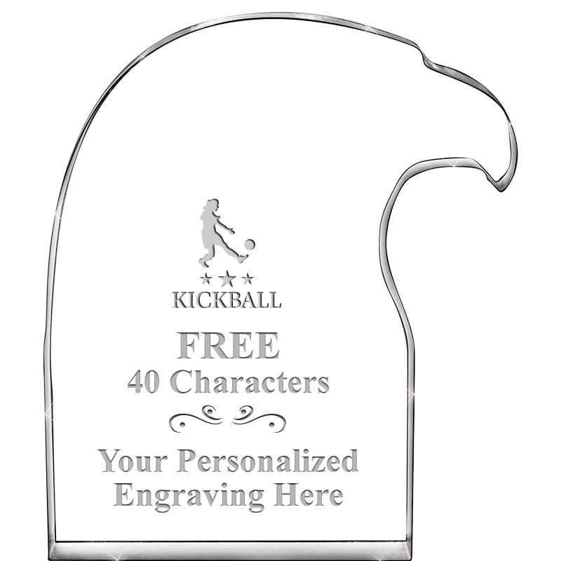 6" EAGLE HEAD ACRYLIC