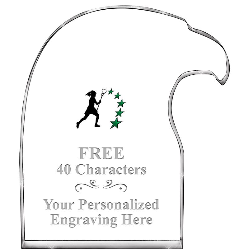 6" EAGLE HEAD ACRYLIC