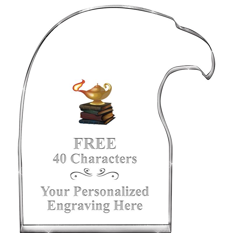 6" EAGLE HEAD ACRYLIC