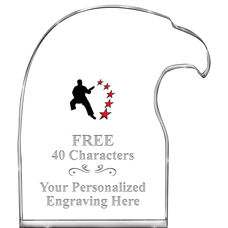 6" EAGLE HEAD ACRYLIC