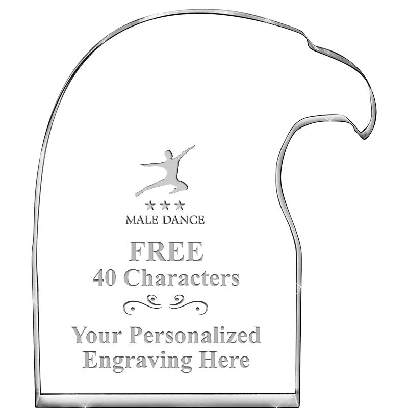 6" EAGLE HEAD ACRYLIC