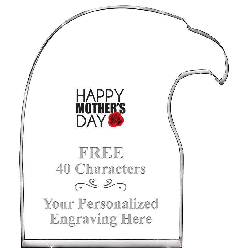 6" EAGLE HEAD ACRYLIC