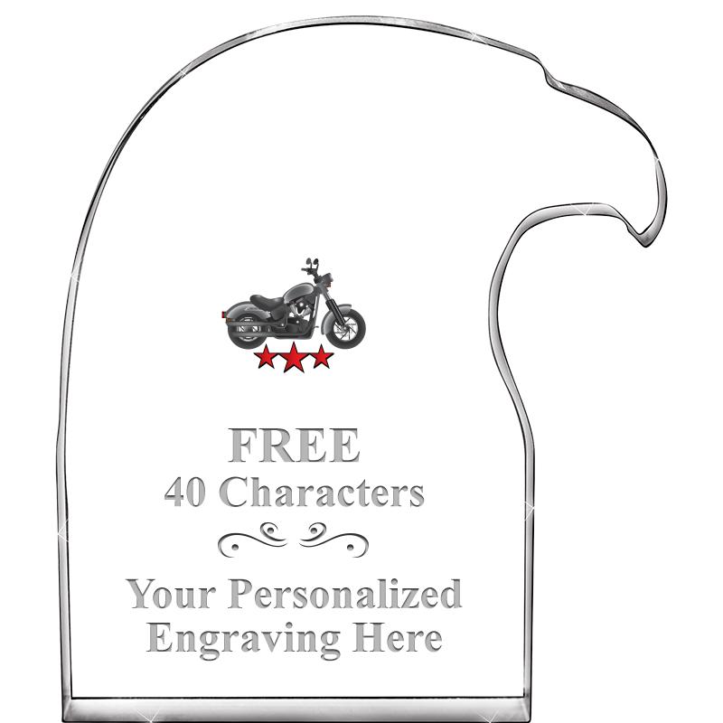 6" EAGLE HEAD ACRYLIC