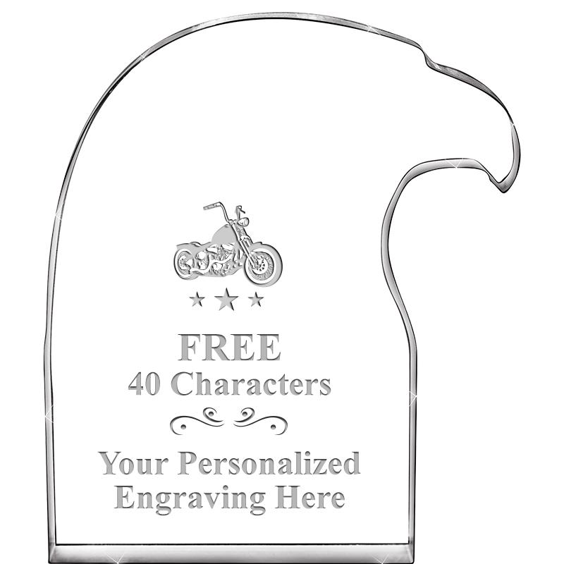 6" EAGLE HEAD ACRYLIC