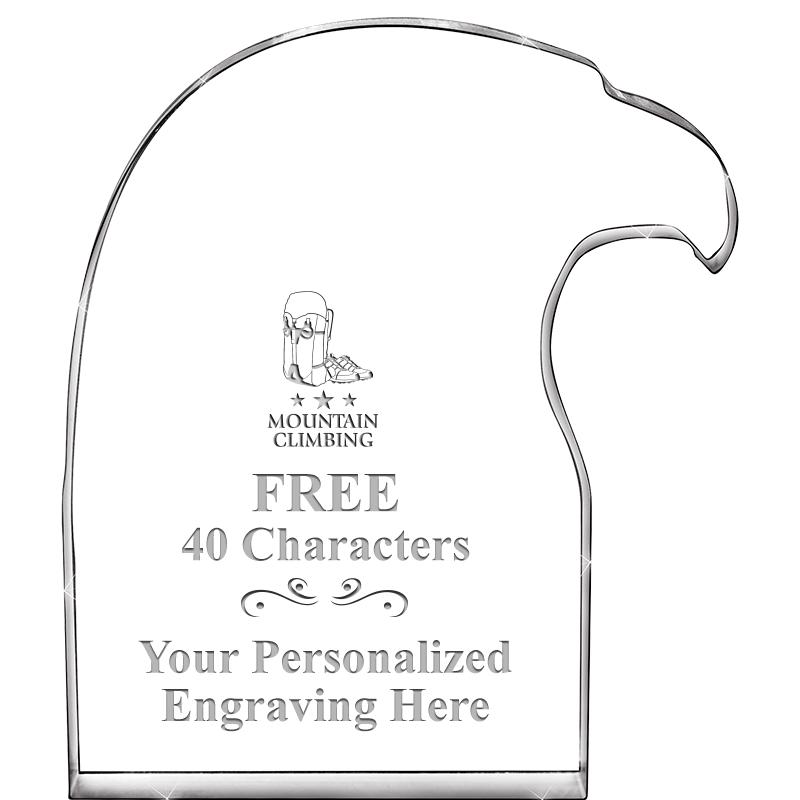 6" EAGLE HEAD ACRYLIC