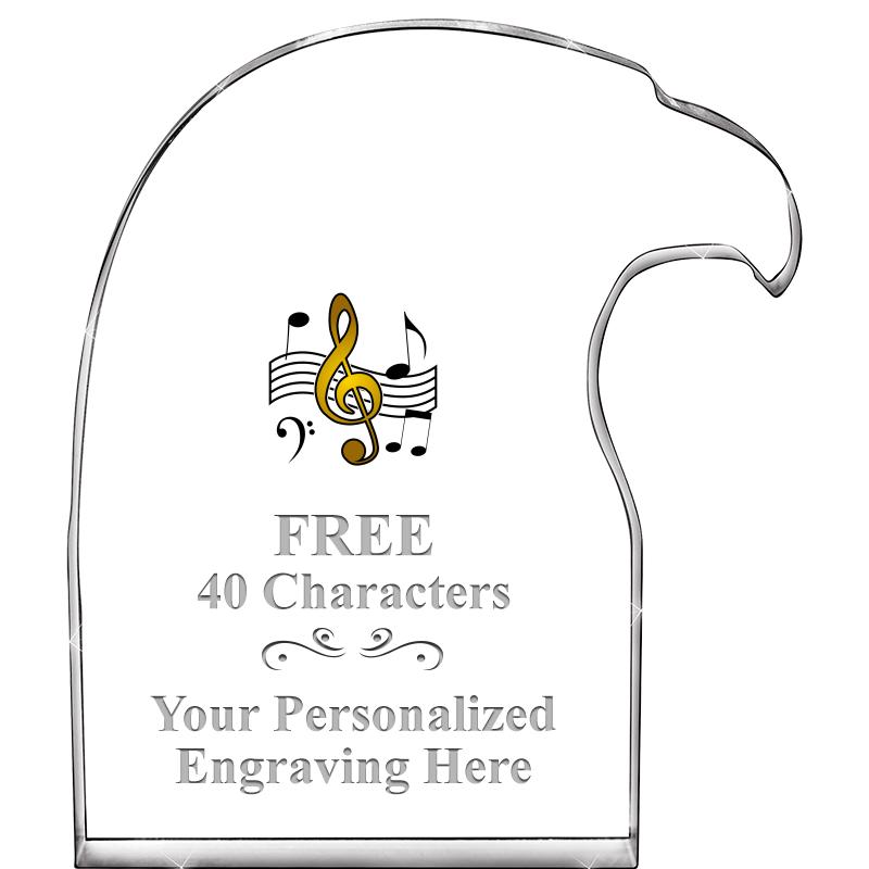 6" EAGLE HEAD ACRYLIC