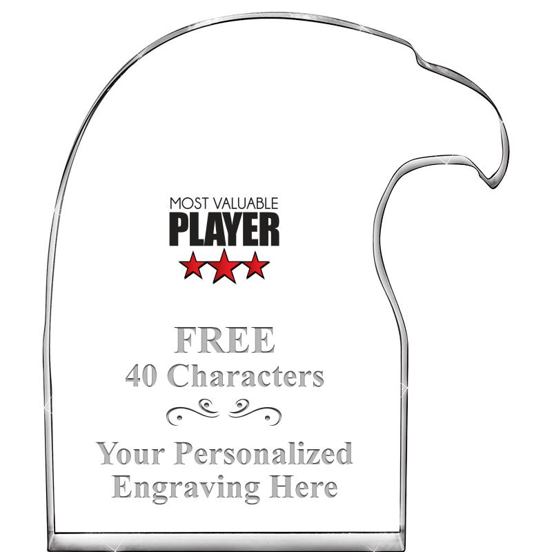 6" EAGLE HEAD ACRYLIC