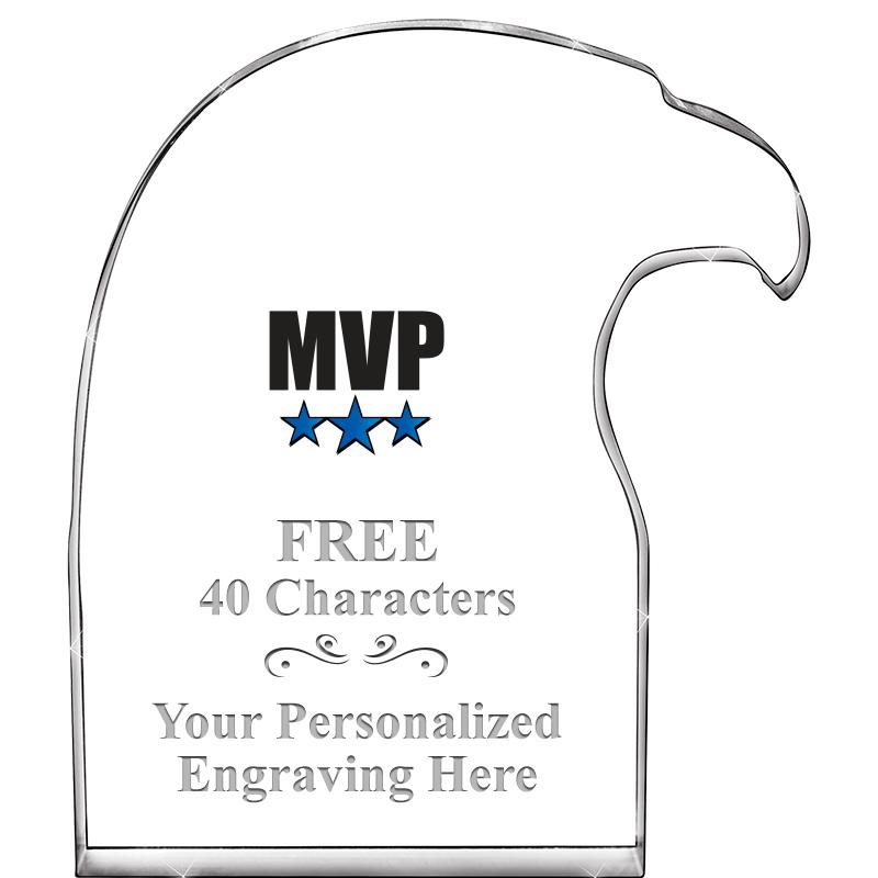 6" EAGLE HEAD ACRYLIC