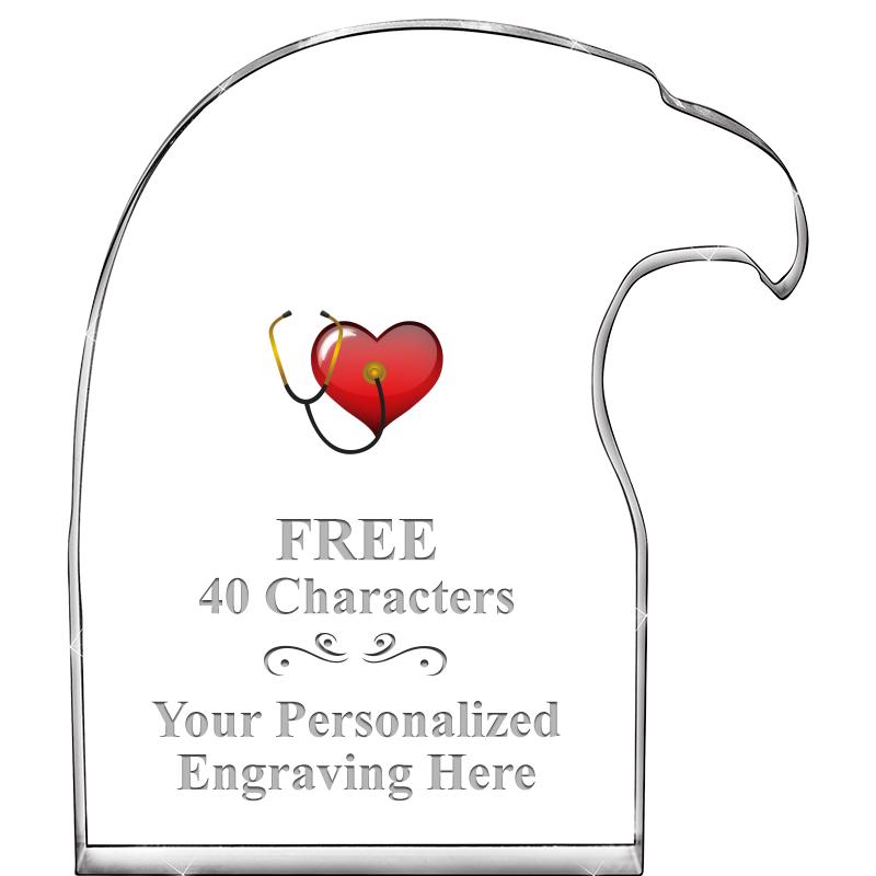 6" EAGLE HEAD ACRYLIC