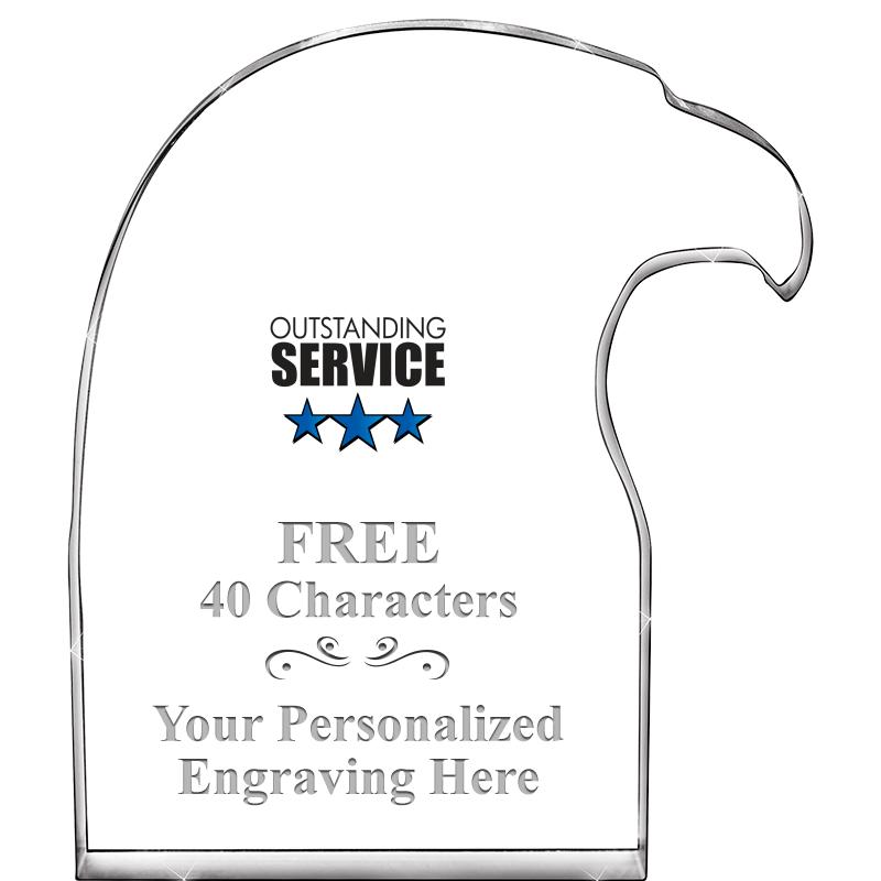 6" EAGLE HEAD ACRYLIC