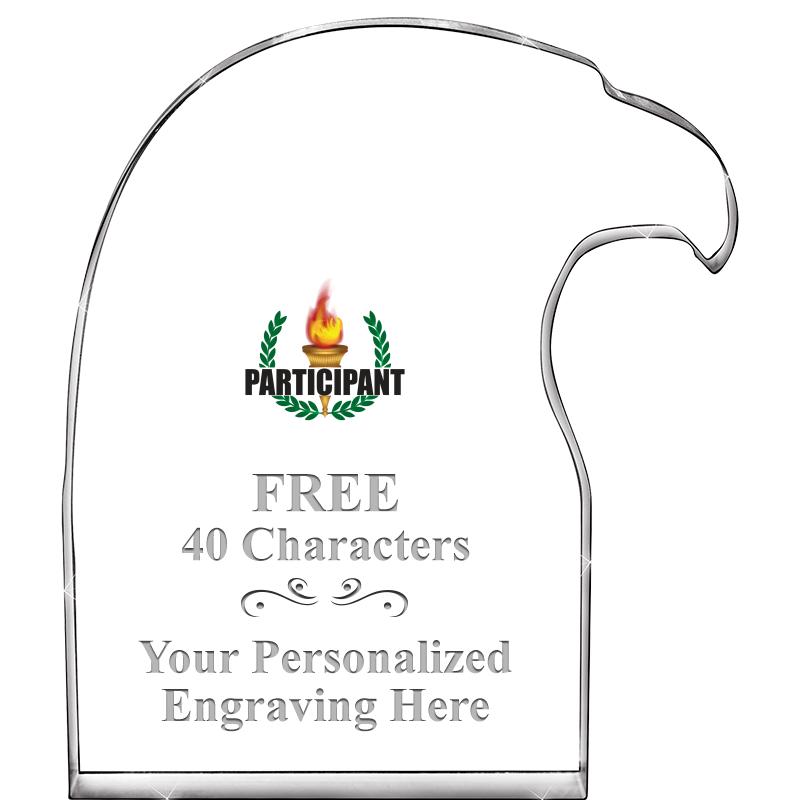 6" EAGLE HEAD ACRYLIC