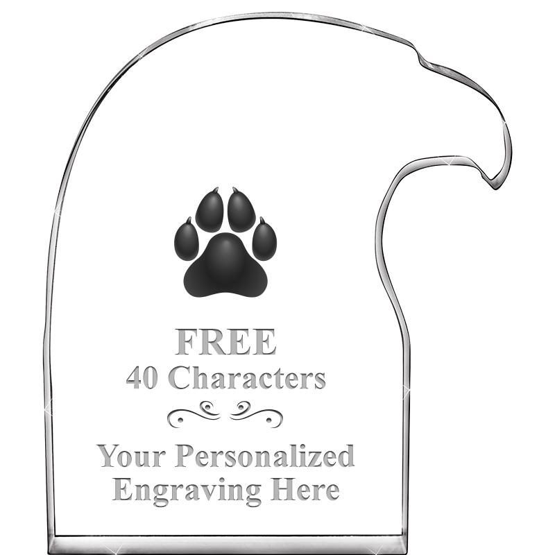 6" EAGLE HEAD ACRYLIC