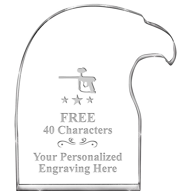 6" EAGLE HEAD ACRYLIC